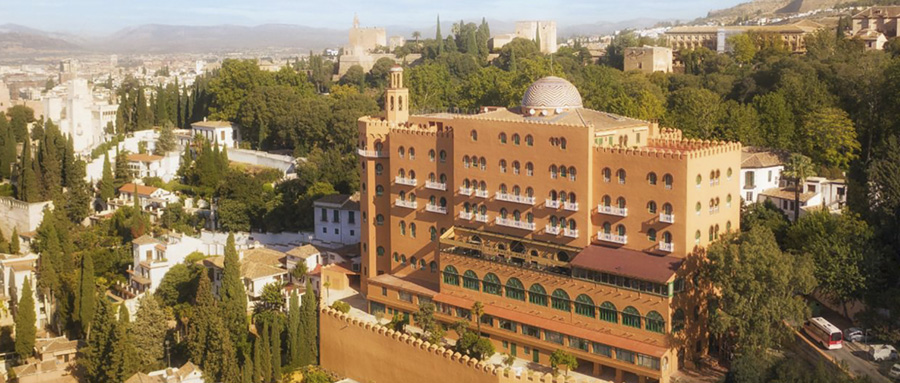 Visita virtual al Hotel Alhambra Palace